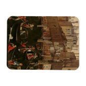 Rialto-Brücke aus Holz, vom Wunder des Reli Magnet (Horizontal)