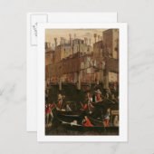 Rialto-Brücke aus Holz, vom Wunder des Reli Postkarte (Vorne/Hinten)