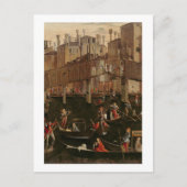 Rialto-Brücke aus Holz, vom Wunder des Reli Postkarte (Vorderseite)