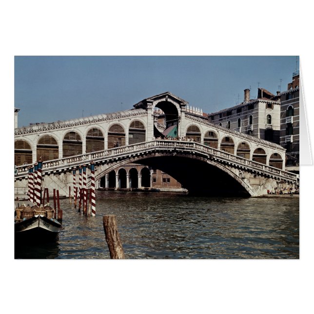 Rialto-Brücke, begonnen 1588 (Vorderseite (Horizontal))