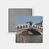 Rialto-Brücke, begonnen 1588 Magnet (Vorderseite/Rückseite)