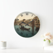 Rialto Brücke I, Venedig, Italien Große Wanduhr (Zuhause)