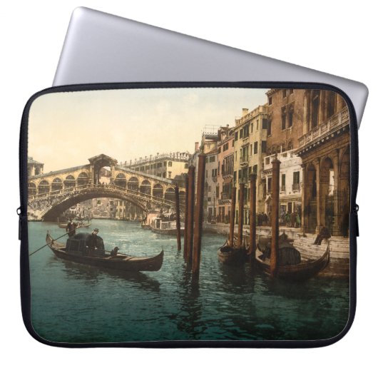 Rialto Brücke I, Venedig, Italien Laptopschutzhülle (Vorderseite)
