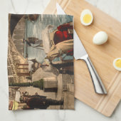 Rialto Brücke II, Venedig, Italien Geschirrtuch (Viertel Falte)