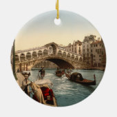 Rialto Brücke II, Venedig, Italien Keramik Ornament (Hinten)