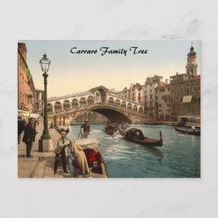 Rialto-Brücke II, Venedig, Italien Postkarte