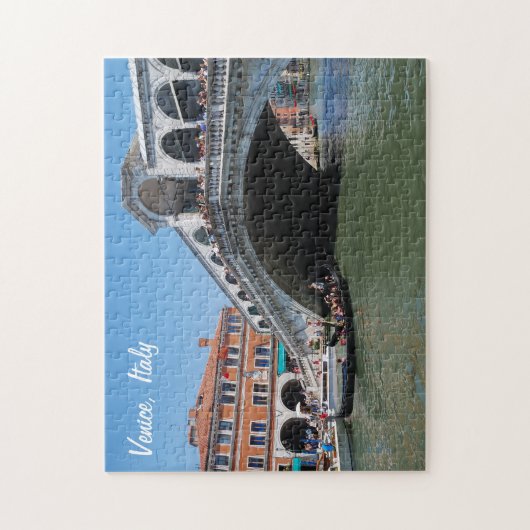 Rialto-Brücke in Venedig, Italien Puzzle (Vertikal)