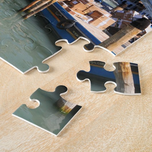 Rialto Brücke in Venedig, Italien Puzzle (Seite)