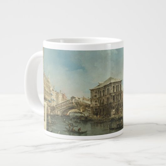 Rialto-Brücke mit dem Palazzo dei Camerlenghi Jumbo-Tasse (Vorderseite Links)
