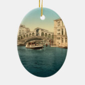 Rialto Brücke und Canal Grande, Venedig Keramikornament (Hinten)
