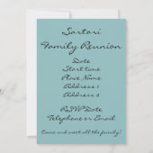 Rialto-Brücke und Grand Canal, Venedig, Italien Einladung (Rückseite)