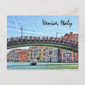 Rialto Brücke, Venedig Italien Postkarte (Vorderseite)