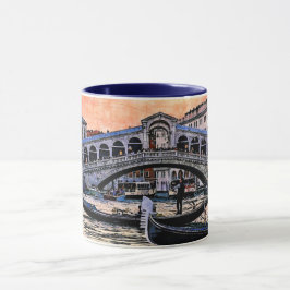 Rialto Brücke. Venedig. Italien. Tasse