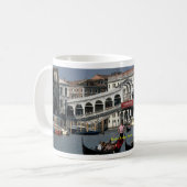 Rialto Brücke, Venedig Kaffeetasse (Vorderseite Links)