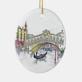 Rialto-Brücke, Venedig Keramik Ornament (Rechts)