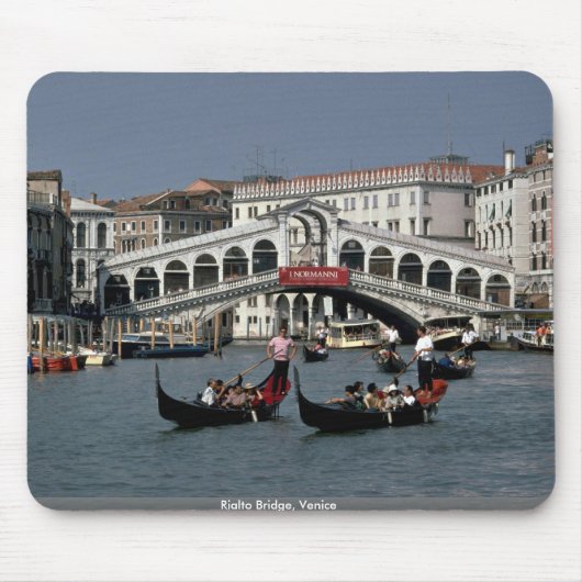 Rialto Brücke, Venedig Mousepad (Vorne)