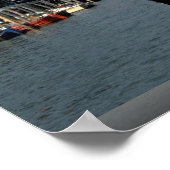 Rialto-Brücke, Venedig Poster (Ecke)