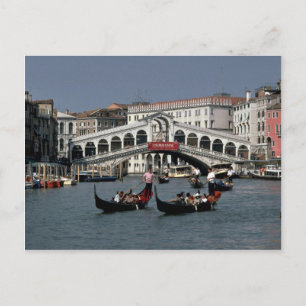 Rialto-Brücke, Venedig Postkarte