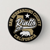 Rialto, Kalifornien Button (Vorderseite)