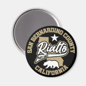 Rialto, Kalifornien Magnet (Vorderseite/Rückseite)