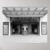 Rialto Kino, 1920. Vintages Foto Poster (Vorne)