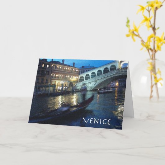 Rialto Traum Karte (Gelbe Blume)