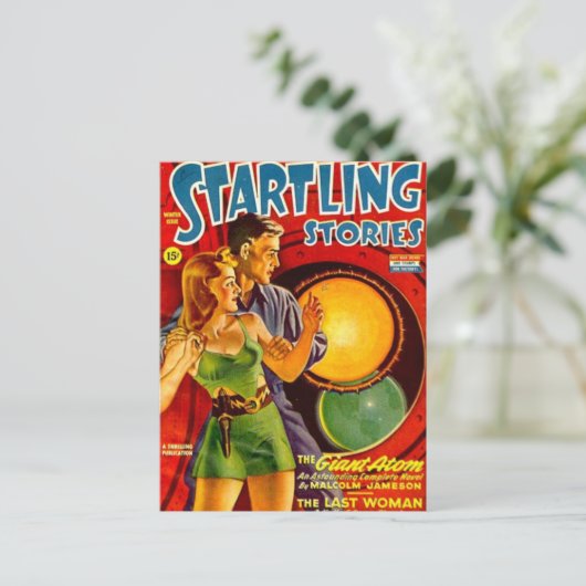 Riant Atom Postkarte (Stehend Vorderseite)