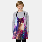 Riant Christmas Cat Schürze (Getragen)