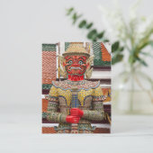 Riant Demon Suryapop Wards Postkarte (Stehend Vorderseite)