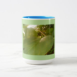 Riant Mulberry-Blätter Zweifarbige Tasse