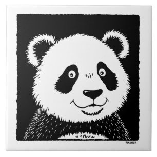 Riant Panda Bear Fliese
