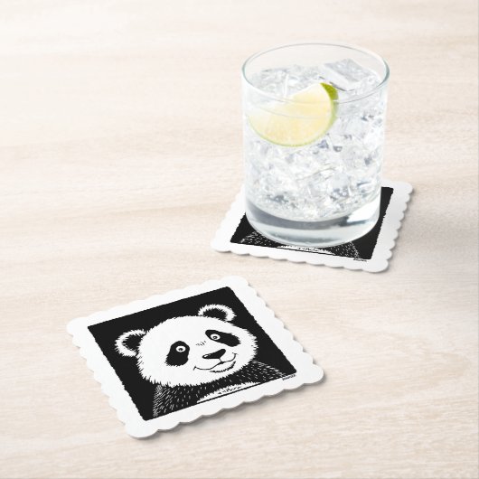 Riant Panda Bear Untersetzer (Vor Ort)