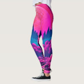 Riant Pink Moon Art Leggings (Links)