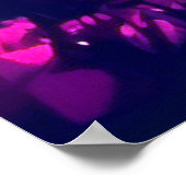 Riant Pink Moon Art Poster (Ecke)