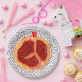 Riant Red Pomegranate  Pappteller (Party)