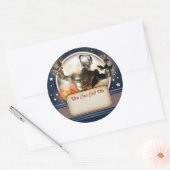 Riant Robot Name Aufkleber (Umschlag)