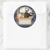 Riant Robot Name Aufkleber (Tasche)