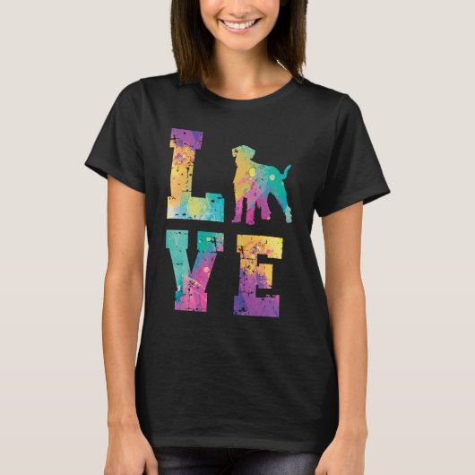 Riant Schnauzer-Liebe T-Shirt (Vorderseite)