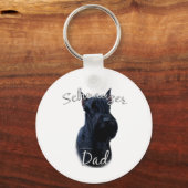 Riant Schnauzer Vater 2 Schlüsselanhänger (Vorderseite)