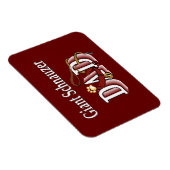 Riant Schnauzer Vater Magnet (Rechte Seite)