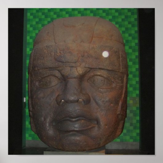 Riant Stone Head Poster (Vorne)