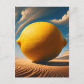 Riant Surreal Lemon Postkarte (Vorderseite)