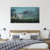Riant Turtle Leinwanddruck (Insitu (Schlafzimmer))