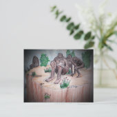 Riant wecke postkarte (Stehend Vorderseite)