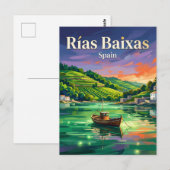 Rías Baixas Spanien Postkarte (Vorne/Hinten)