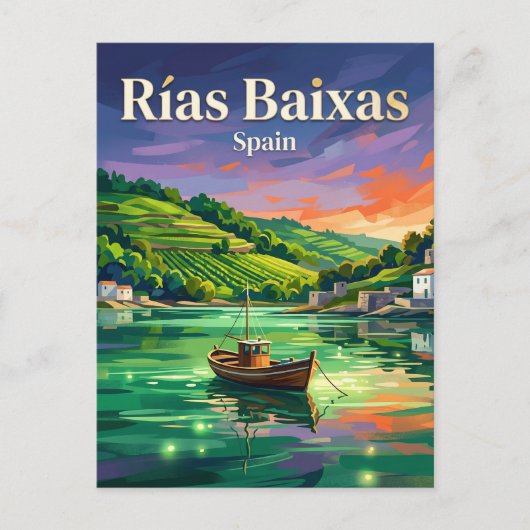 Rías Baixas Spanien Postkarte (Vorderseite)