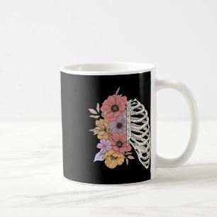Rib Cage Blume Easy Halloween Kostüm Kaffeetasse