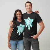 Rib Cage Bone Skeleton Halloween Xray Funny Ray T-Shirt (Unisex)