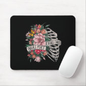 Rib Cage Inhalieren Frieden Exhale Chaos psychisch Mousepad (Mit Mouse)