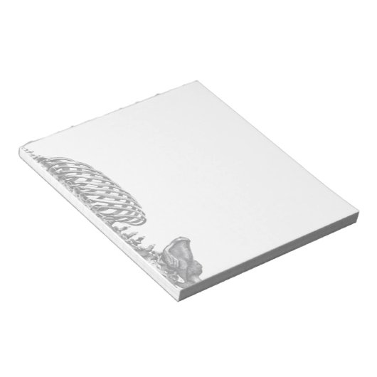 Rib Cage Notepad Notizblock (angewinkelt)